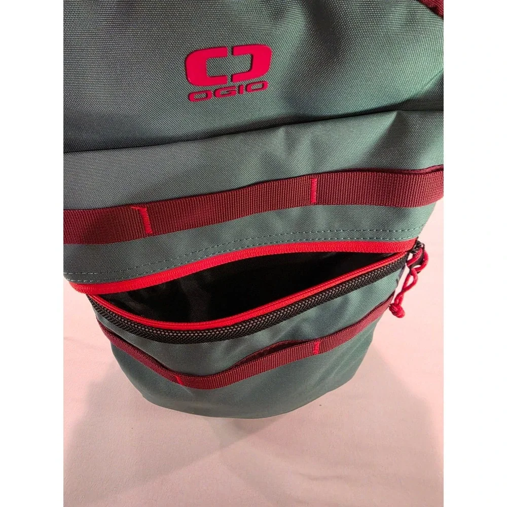 OGIO Alpha Convoy 20L Backpack Varidian Glow Green Burgundy 5921167OG New